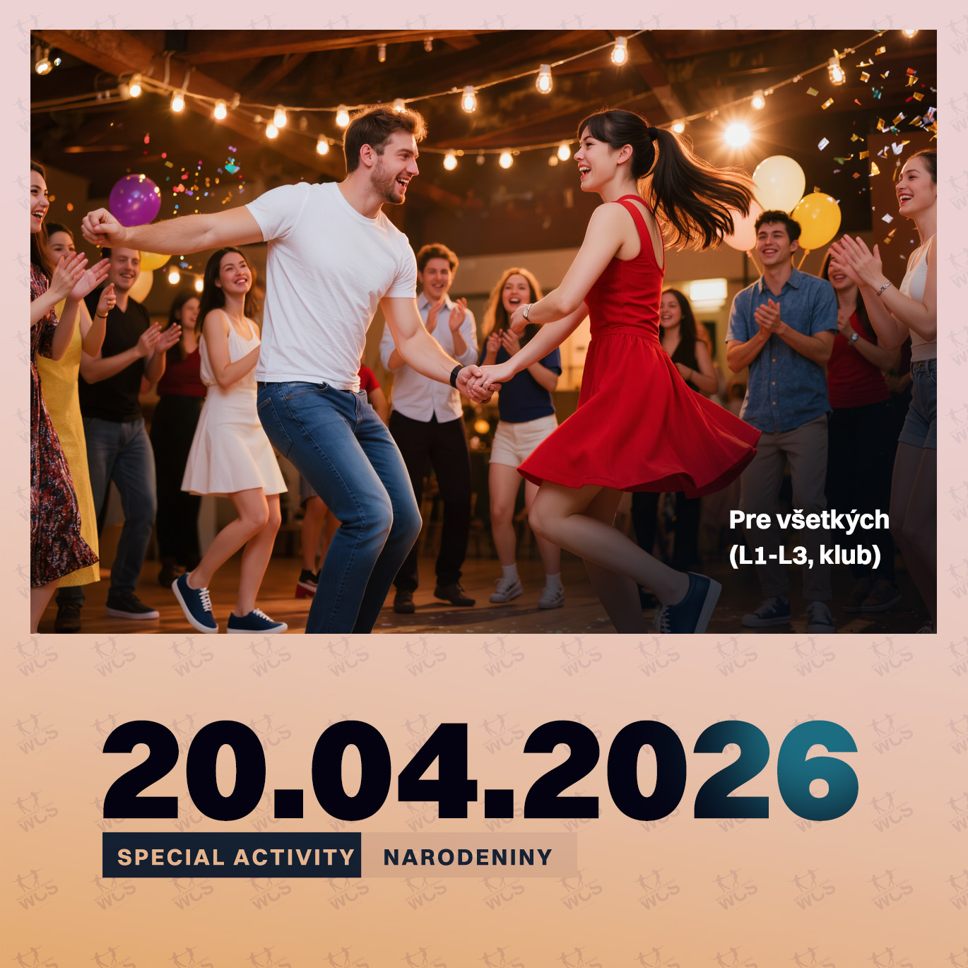 20.4.2026 sú WCS Bratislava narodeniny